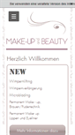 Mobile Screenshot of make-up-beauty.ch